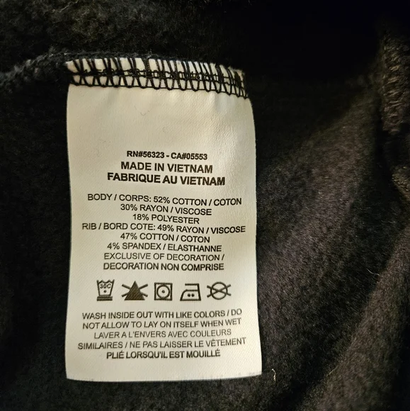 Nike Black and Orange 1/4 Zip Sweatshirt - Picture 4 of 4